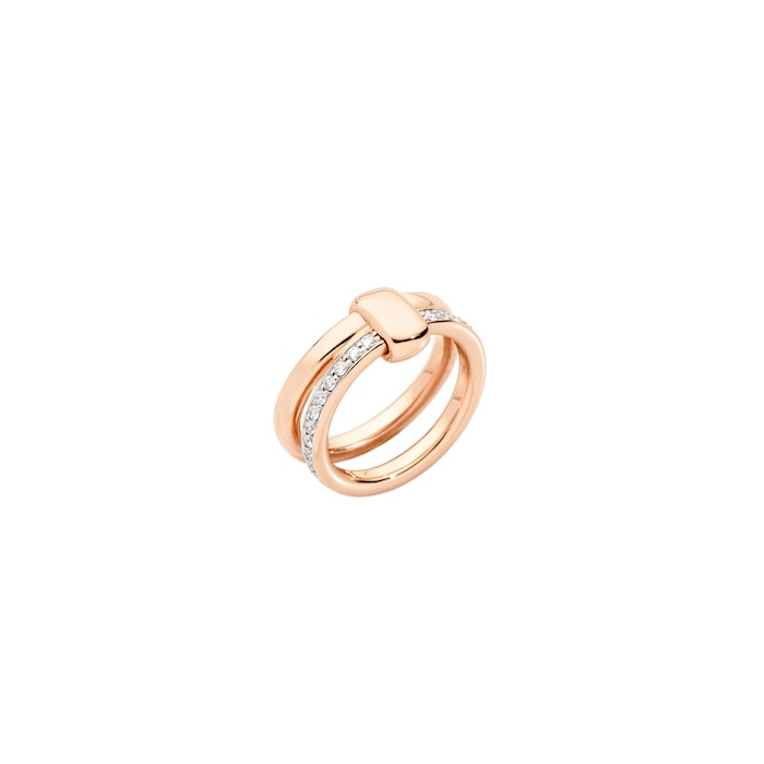 Pomellato Together 18ct Rose Gold 0.40ct Diamond Ring