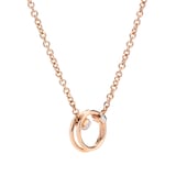 Pomellato Together 18ct Rose Gold 0.10ct Diamond Pendant