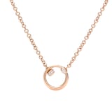 Pomellato Together 18ct Rose Gold 0.10ct Diamond Pendant