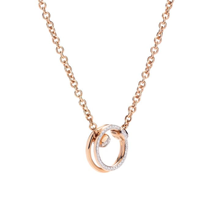 Pomellato Together 18ct Rose Gold 0.20ct Diamond Pendant