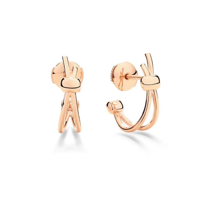 Pomellato Together 18ct Rose Gold Hoop Earrings