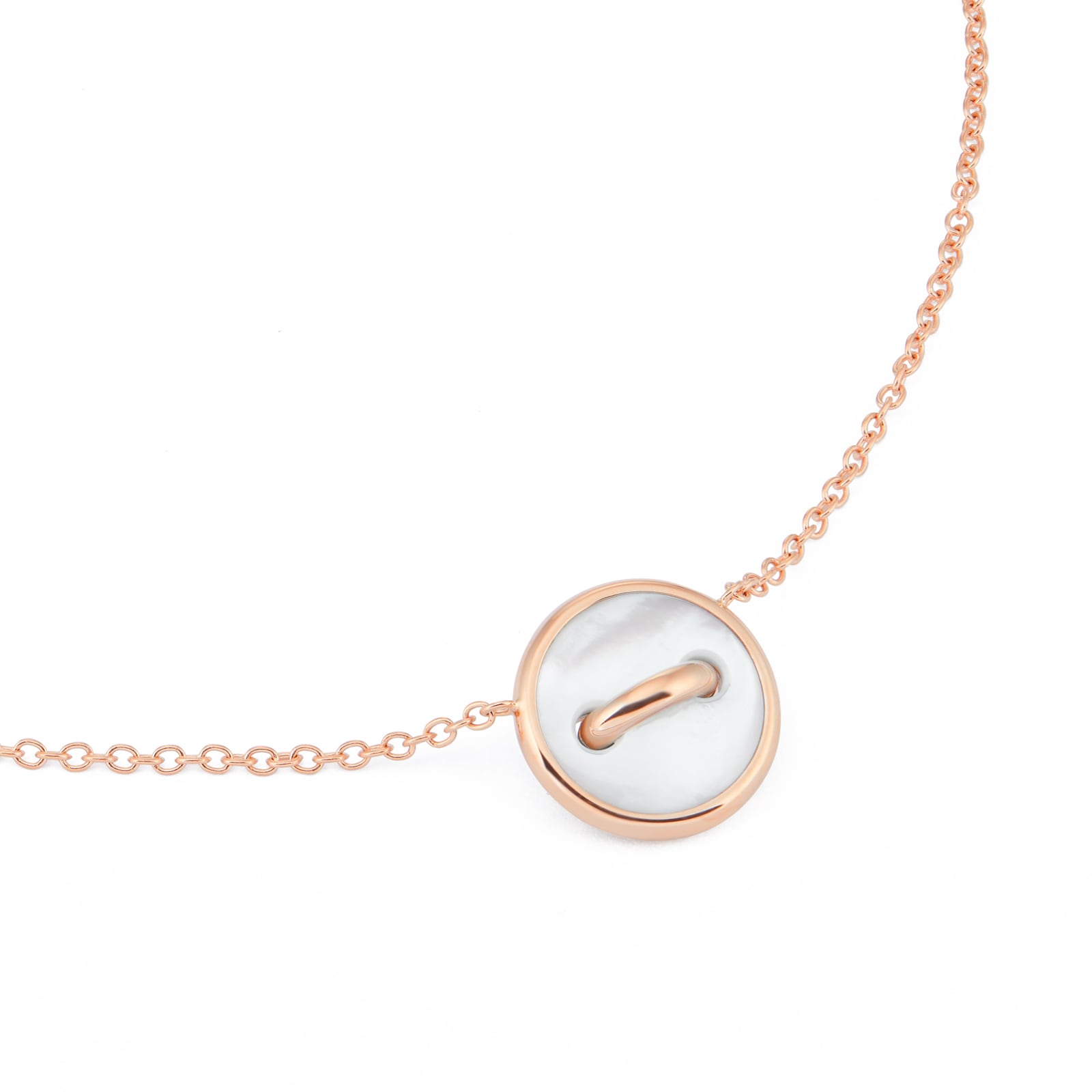 Pomellato Pom Pom Dot 18ct Rose Gold Mother of Pearl & 0.40ct Diamond Pave Pendant Pomellato Pom Pom Dot 18ct Rose Gold Mother of Pearl & 0.40ct Diamond Pave Pendant