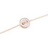 Pomellato Pom Pom Dot 18ct Rose Gold Mother of Pearl & 0.20ct Diamond Pave Bracelet