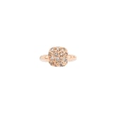 Pomellato 18K Rose Gold Nudo Maxi Brown Diamond Ring - Size 7.25