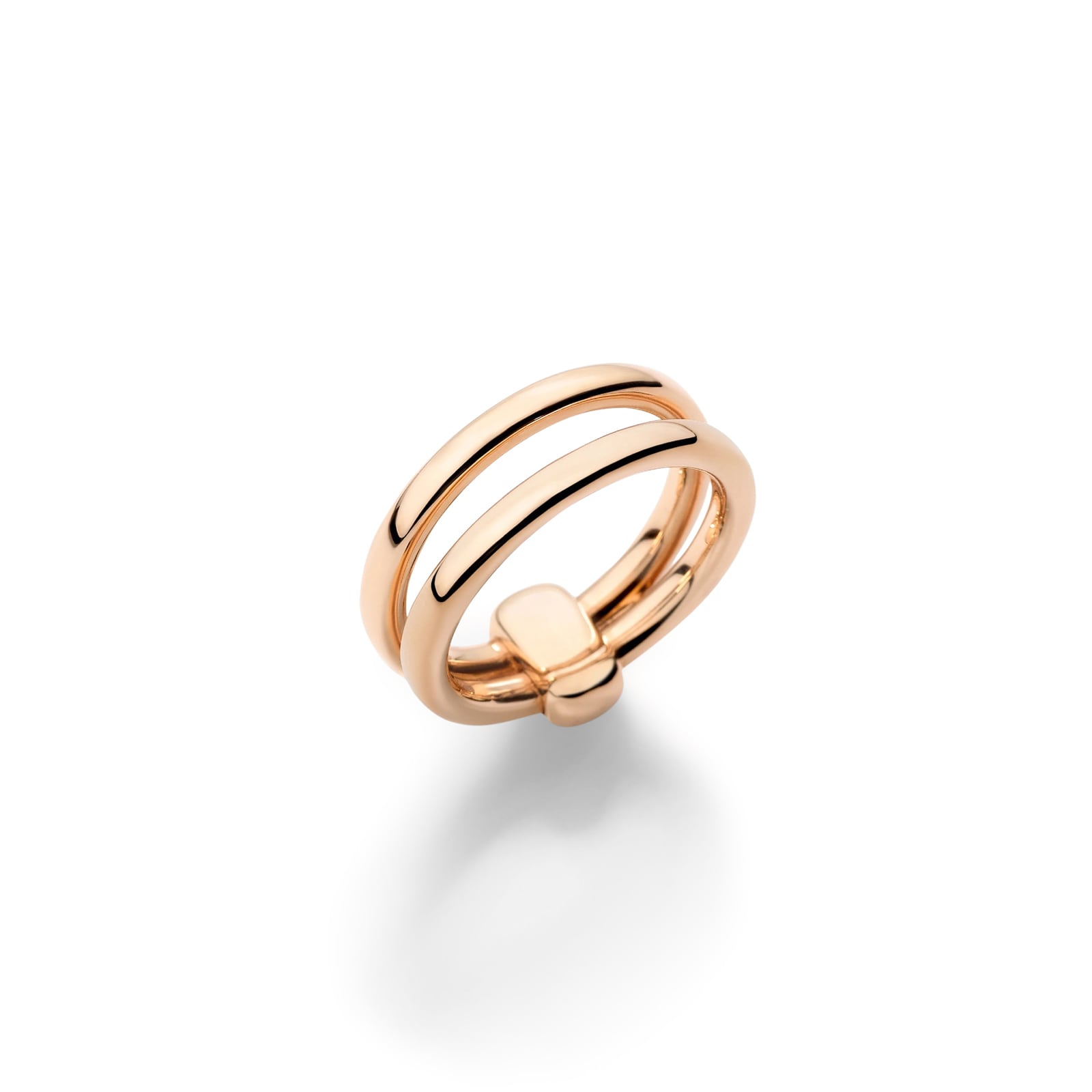 Pomellato 18K Rose Gold Pomellato Together Ring - Size 7.25