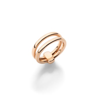 Pomellato 18K Rose Gold Pomellato Together Ring - Size 7.25