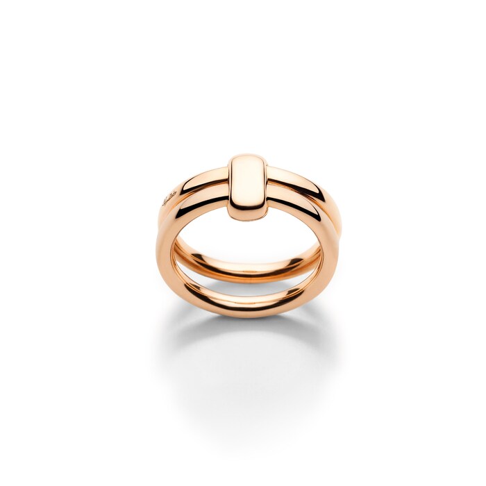 Pomellato 18K Rose Gold Pomellato Together Ring - Size 7.25