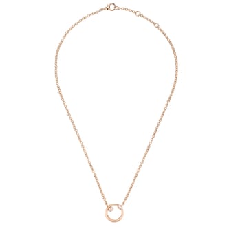 Pomellato 18K Rose Gold Pomellato Together Diamond Pendant Necklace Pomellato 18K Rose Gold Pomellato Together Diamond Pendant Necklace