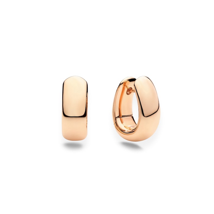 Pomellato 18K Rose Gold Iconica Huggie Hoop Earrings