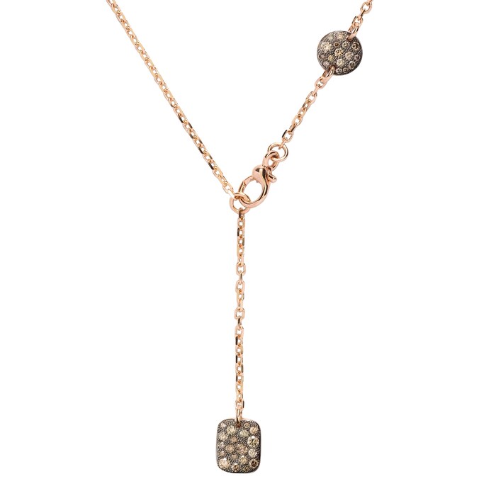 Pomellato 18K Rose Gold Sabbia Lariat Necklace