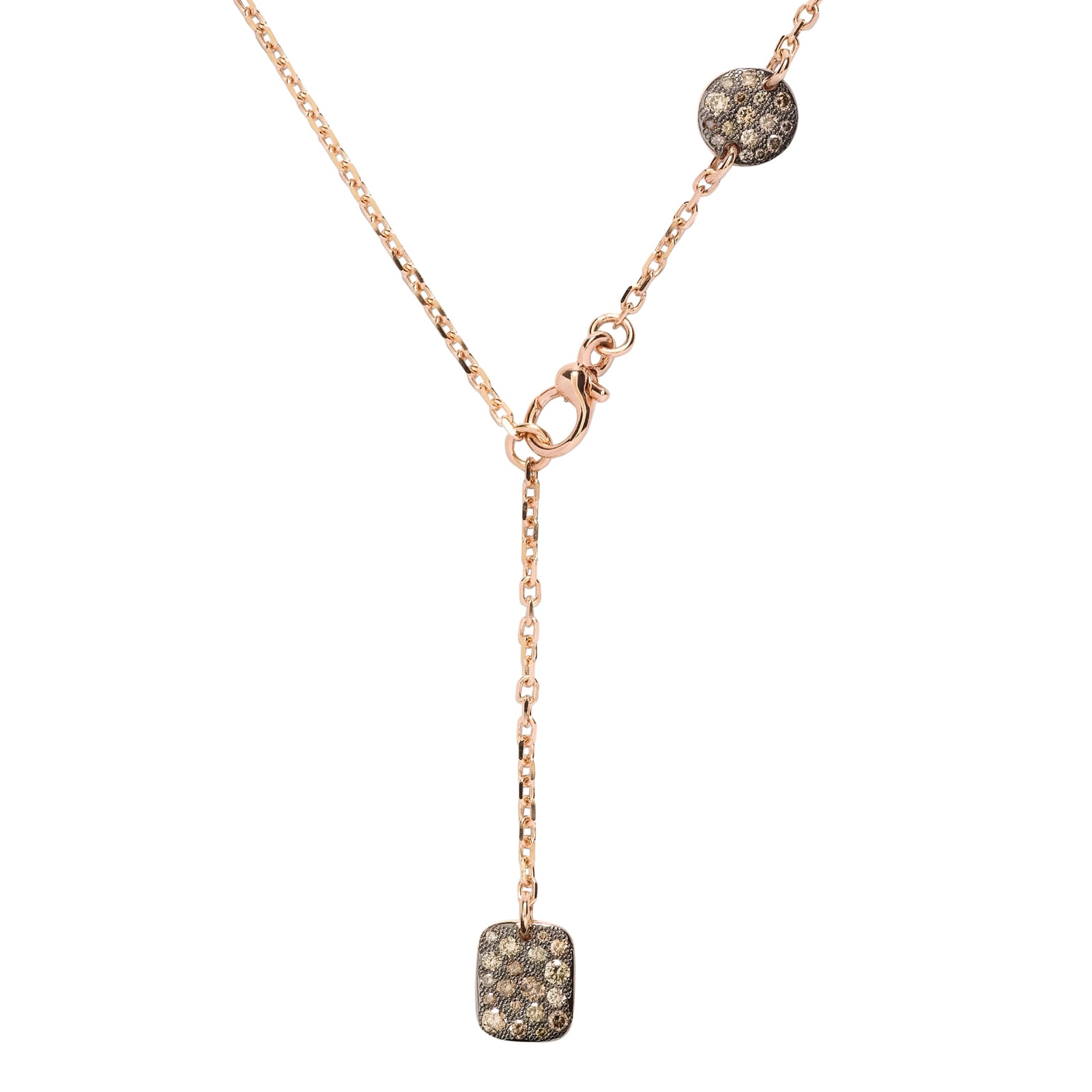 Pomellato 18K Rose Gold Sabbia Lariat Necklace