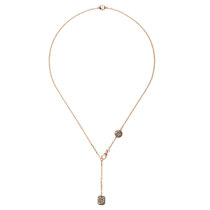 Pomellato 18K Rose Gold Sabbia Lariat Necklace