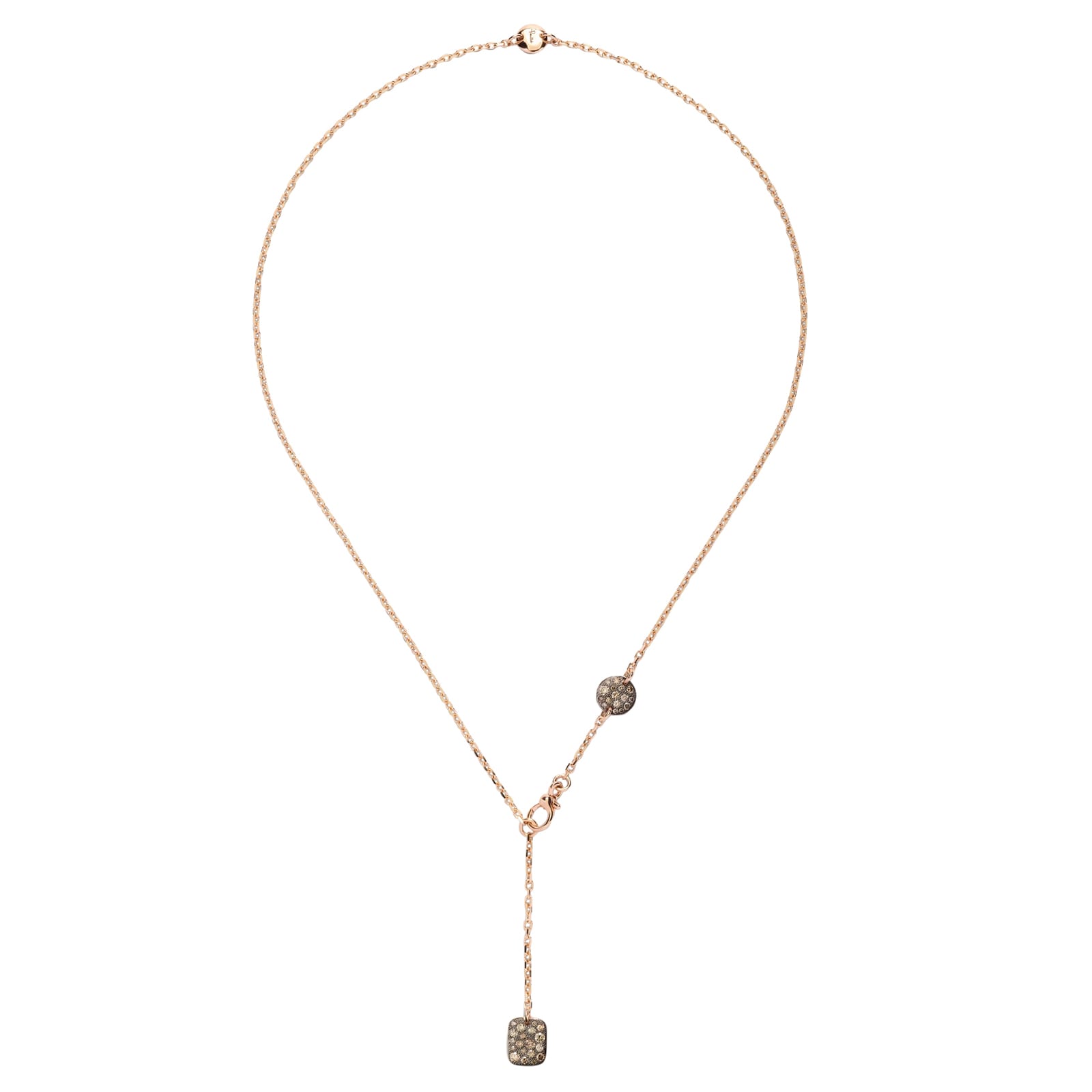Pomellato 18K Rose Gold Sabbia Lariat Necklace