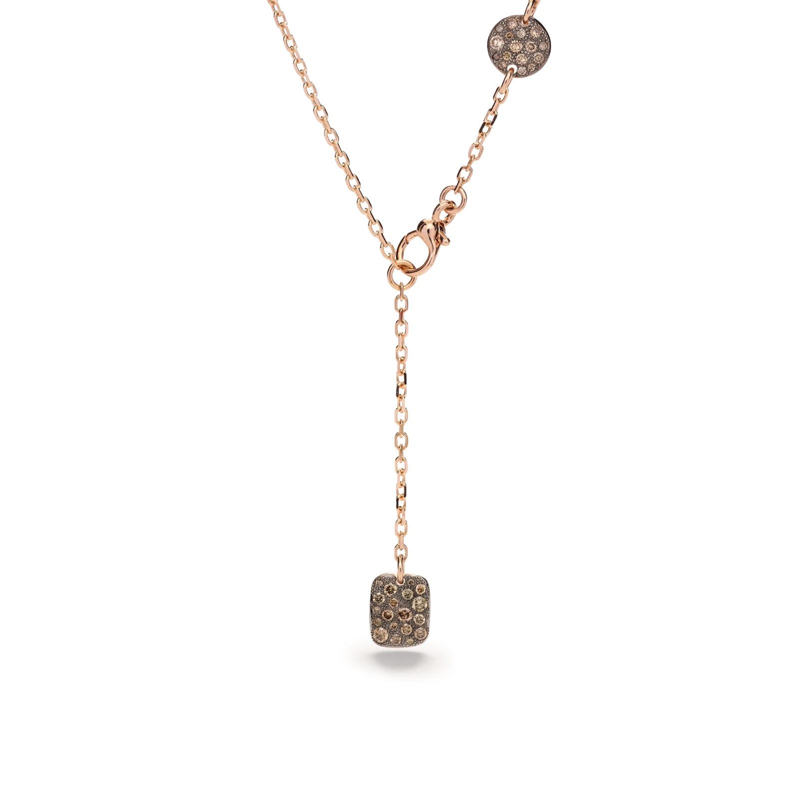 Pomellato 18K Rose Gold Sabbia Lariat Necklace
