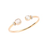 Pomellato 18K Rose Gold Nudo White Topaz & Mother Of Pearl Bracelet