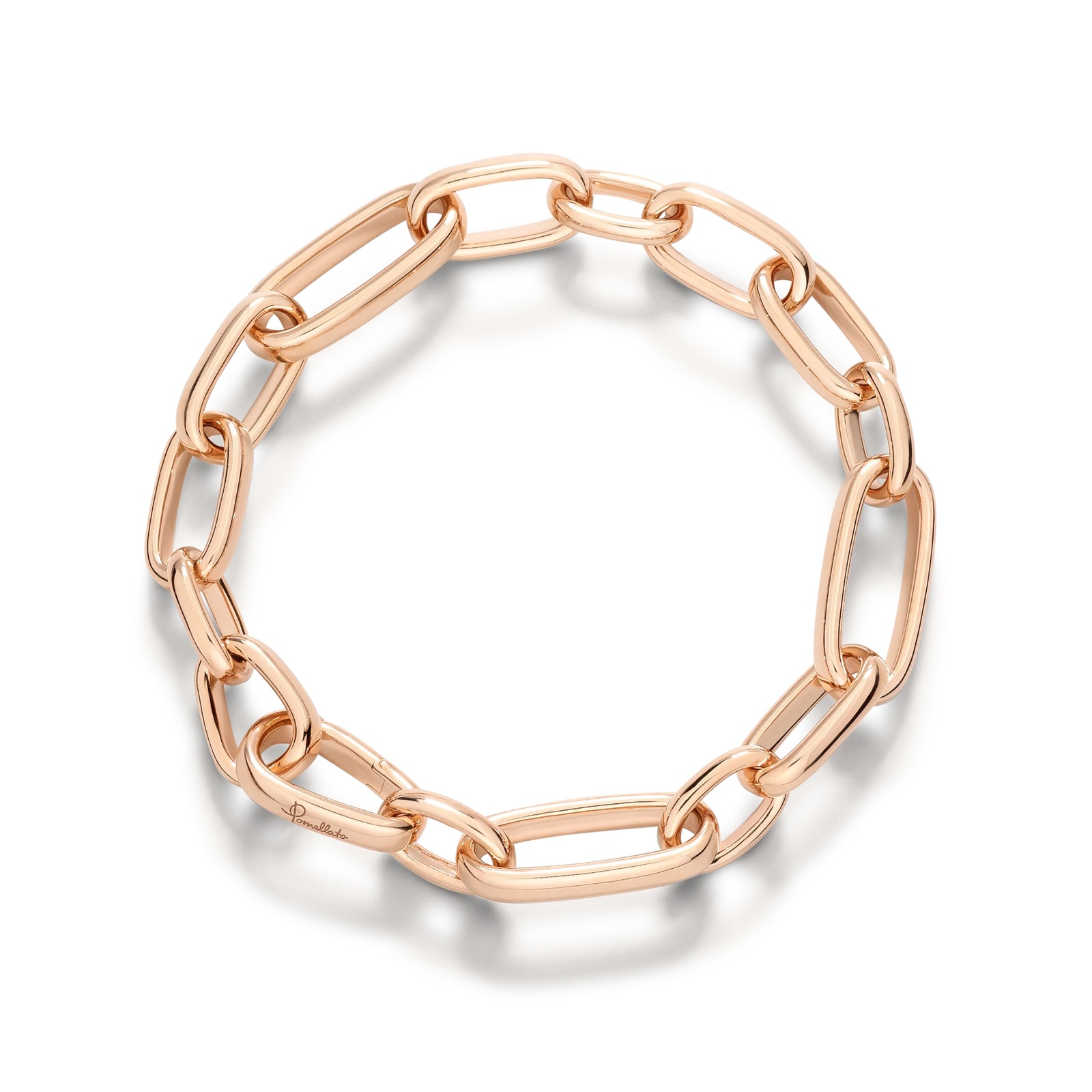 Pomellato 18K Rose Gold Iconica Slim Oval Link Bracelet - Size Medium Pomellato 18K Rose Gold Iconica Slim Oval Link Bracelet - Size Medium