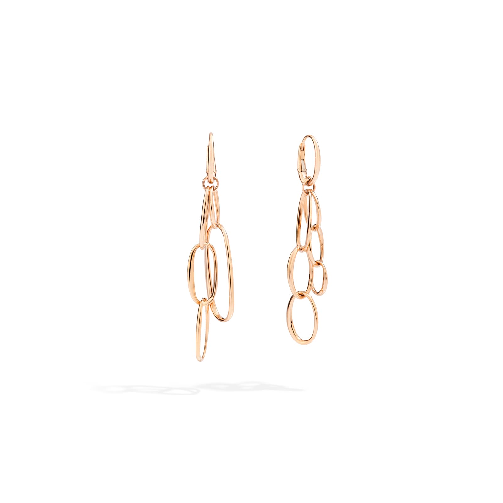 Pomellato Gold 18ct Rose Gold Drop Earrings