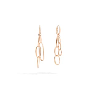 Pomellato Gold 18ct Rose Gold Drop Earrings