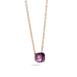 37190110 - Nudo 18ct Rose & White Gold Amethyst Pendant