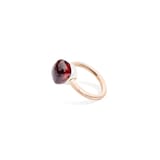 Pomellato Nudo 18ct Rose & White Gold Garnet Ring  - Ring Size O