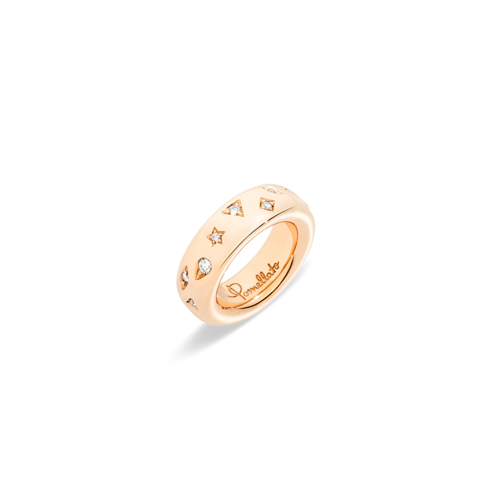 Pomellato Iconica 18ct Rose Gold 0.50ct Diamond Ring