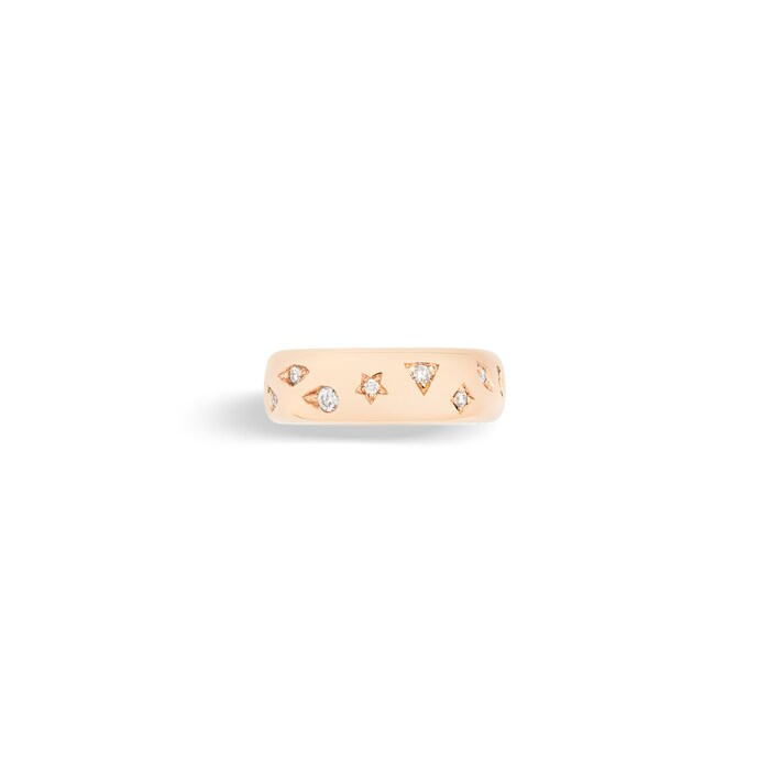 Pomellato Iconica 18ct Rose Gold 0.50ct Diamond Ring