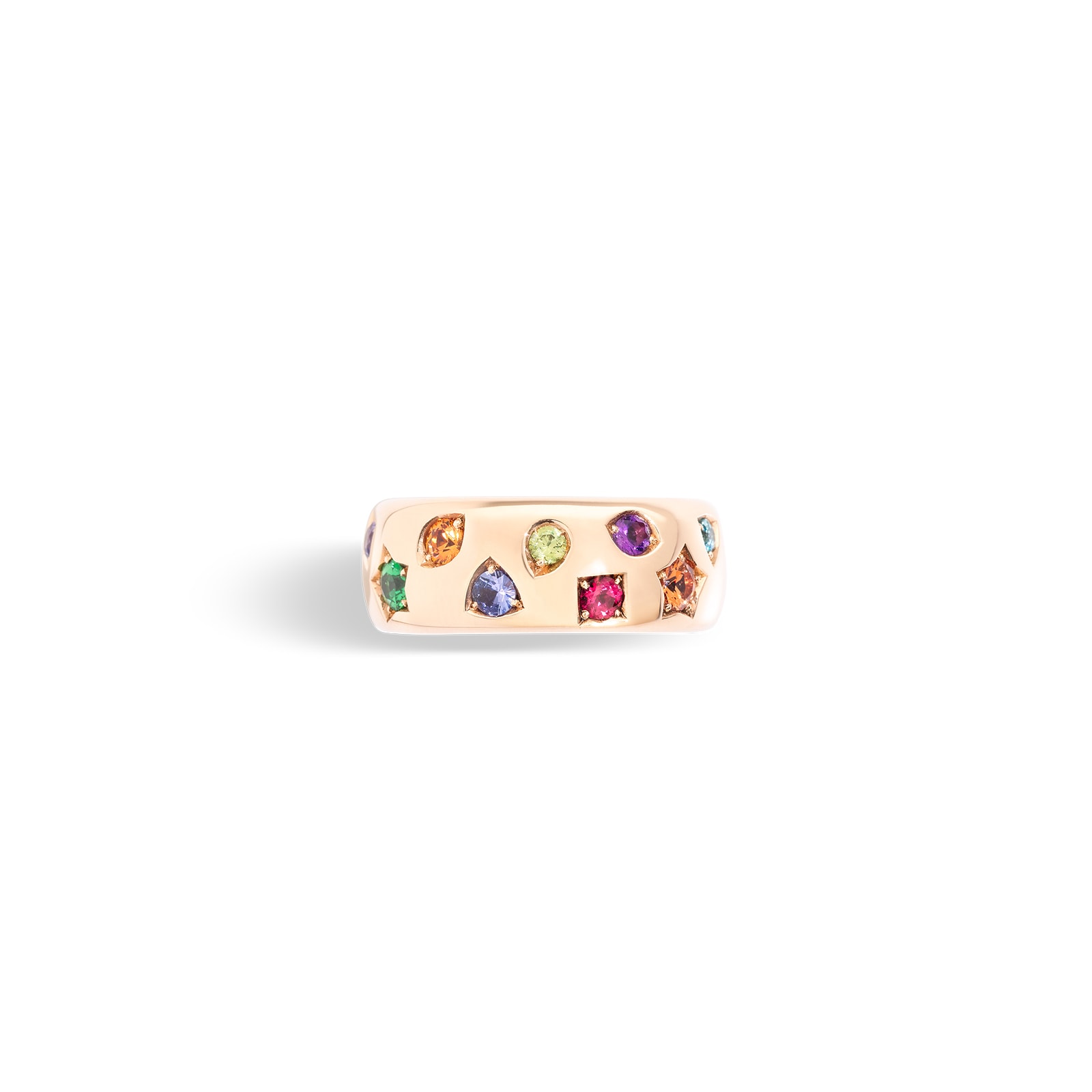 Pomellato Iconica 18ct Rose Gold Multi Stone Ring Pomellato Iconica 18ct Rose Gold Multi Stone Ring