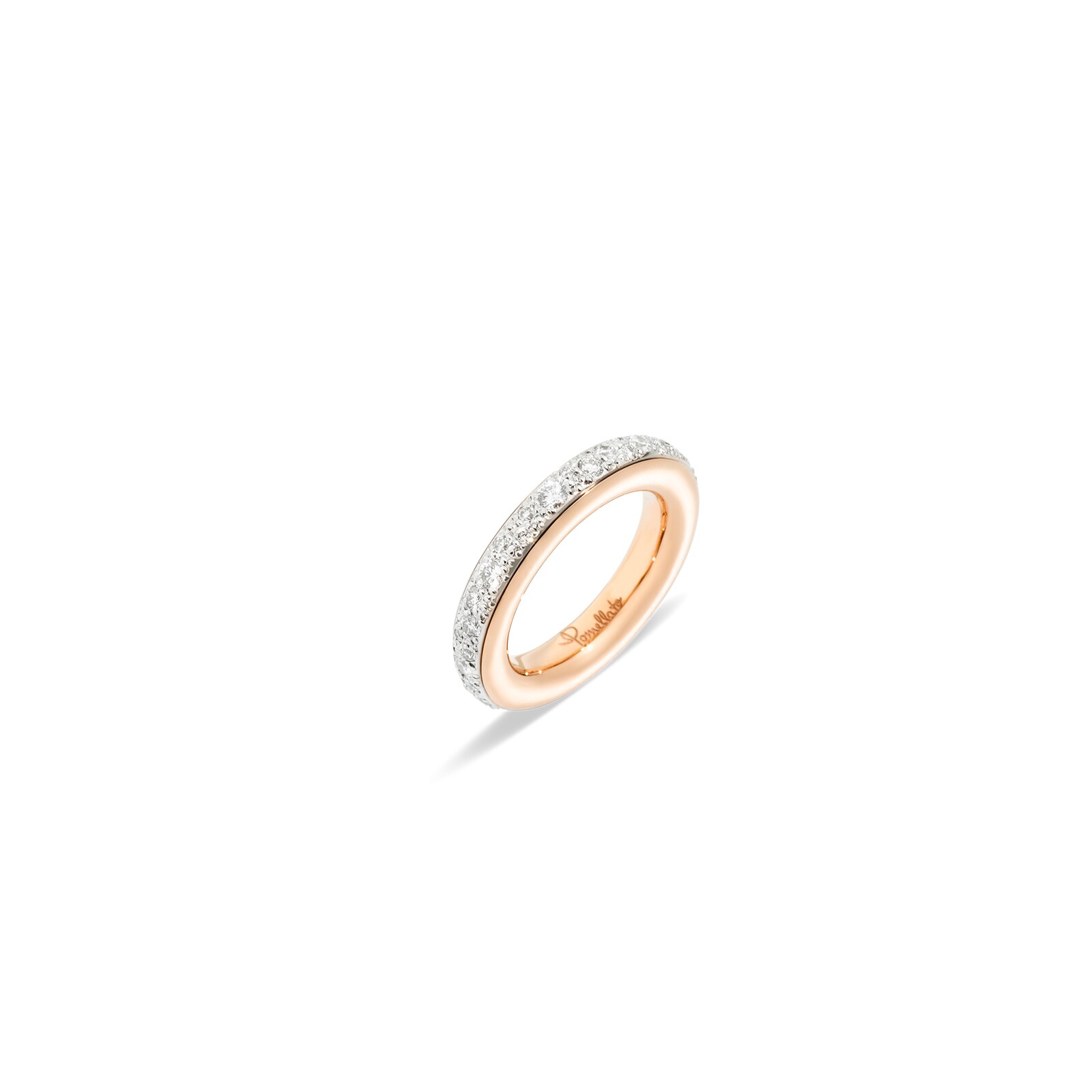 Iconica 18ct Rose Gold 1.10ct Diamond Ring - Ring Size N