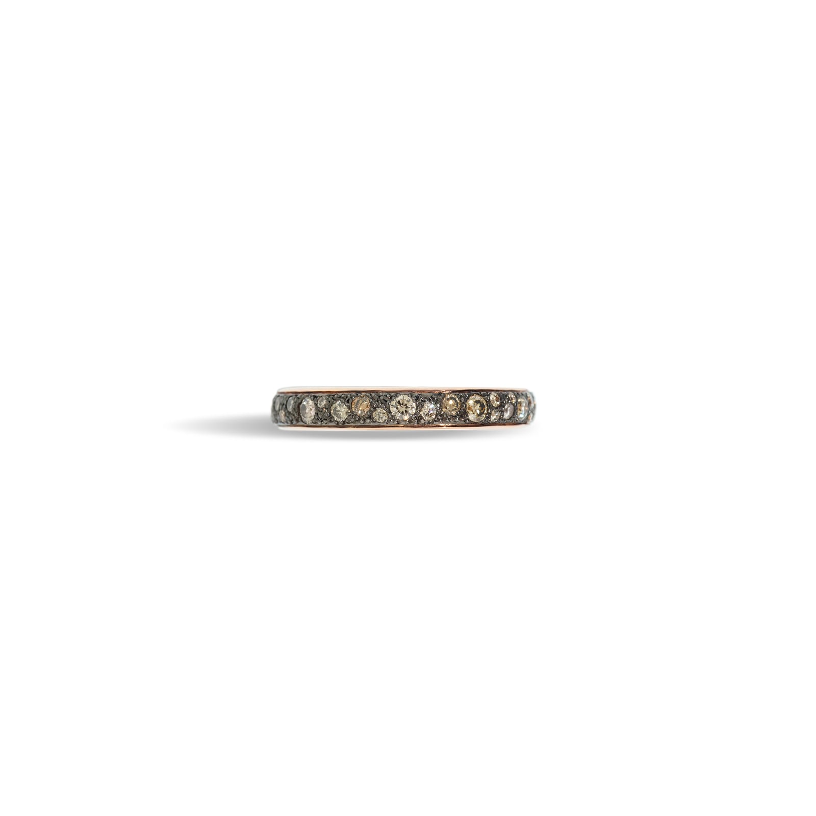 Pomellato Iconica 18ct Rose Gold 1.10ct Brown Diamond Ring