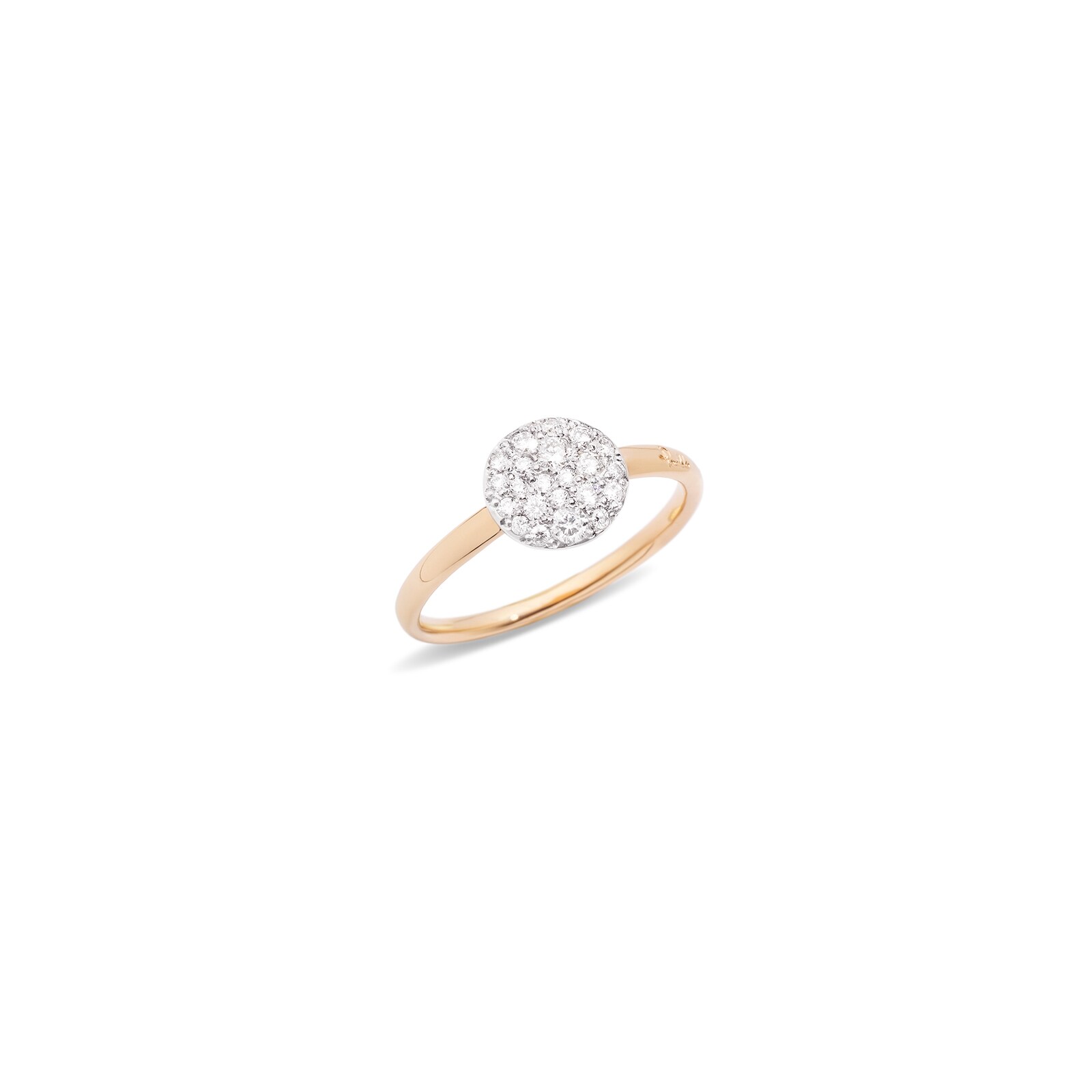 Sabbia 18ct Rose Gold 0.20ct Diamond Ring - Ring Size N