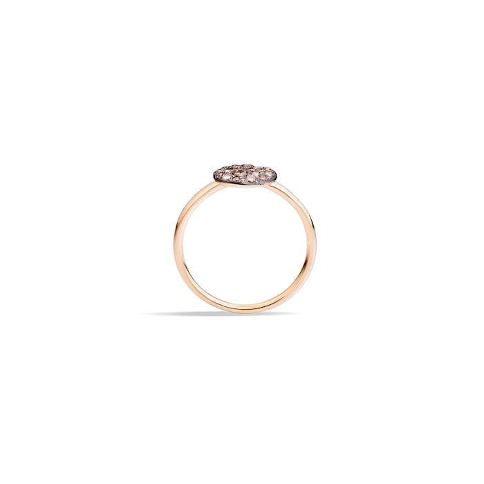 Pomellato Sabbia 18ct Rose Gold 0.30ct Brushed Brown Diamond Ring