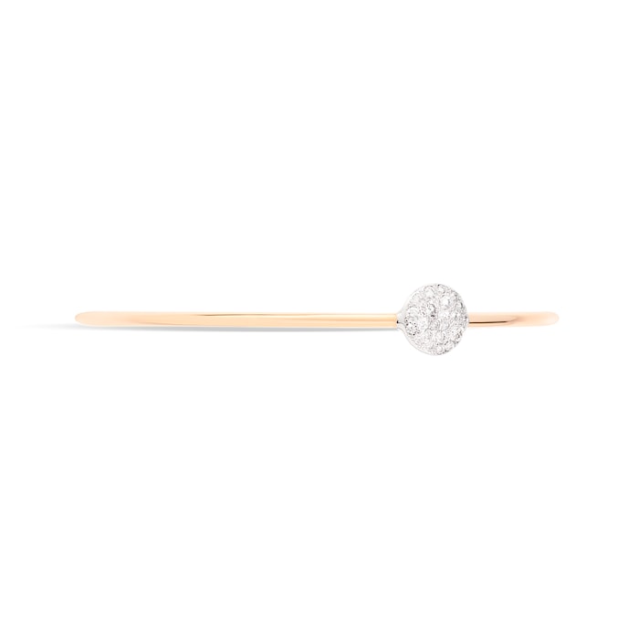 Pomellato Sabbia 18ct Rose Gold 0.20ct Diamond Bangle