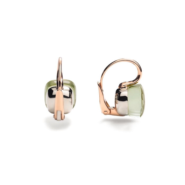 Pomellato 18K Rose Gold Nudo Classic Prasiolite Drop Earrings