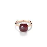 Pomellato 18K Rose & White Gold Nudo Classic Garnet Ring - Size 6.25