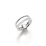 Pomellato 18K White Gold Pomellato Together Diamond Ring