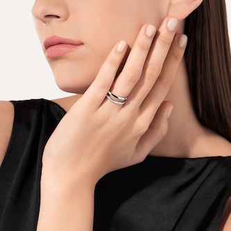 Pomellato 18K White Gold Pomellato Together Diamond Ring