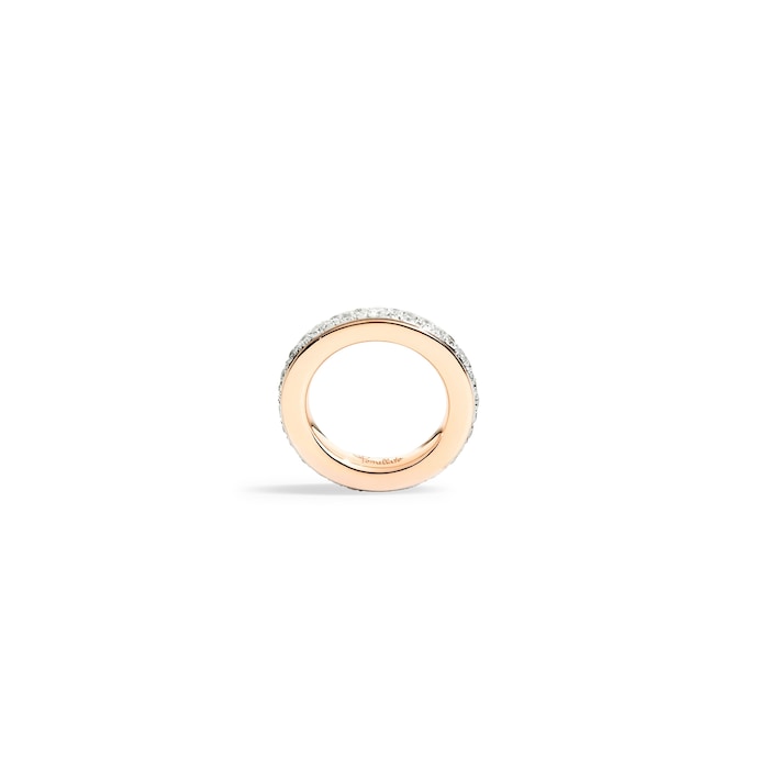 Pomellato 18K Rose Gold Iconica Diamond Ring