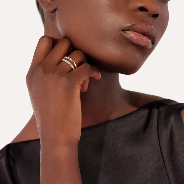 Pomellato 18K Rose Gold Pomellato Together Diamond Ring
