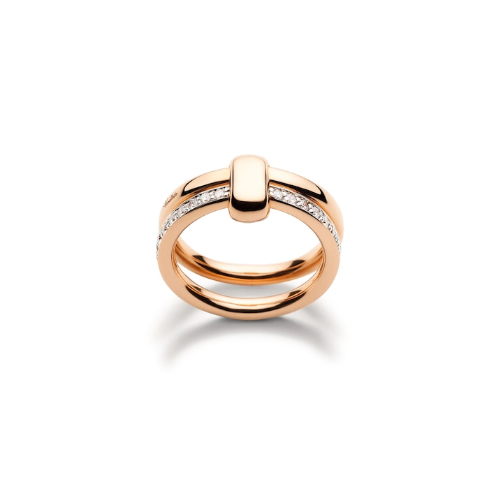 Pomellato 18K Rose Gold Pomellato Together Diamond Ring
