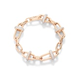 Pomellato 18K Rose Gold Iconica Diamond Link Bracelet