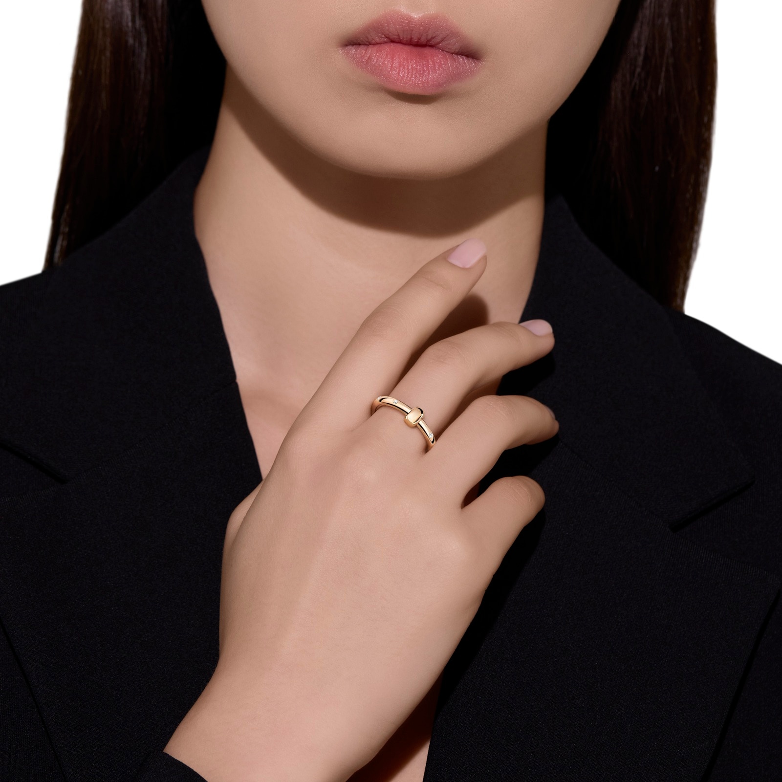 Pomellato 18ct Rose Gold Pomellato Together 0.10ct Diamond Ring Pomellato 18ct Rose Gold Pomellato Together 0.10ct Diamond Ring