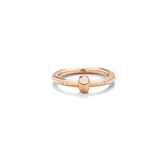 Pomellato 18ct Rose Gold Pomellato Together 0.10ct Diamond Ring