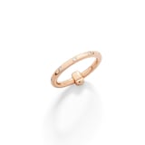 Pomellato 18ct Rose Gold Pomellato Together 0.10ct Diamond Ring