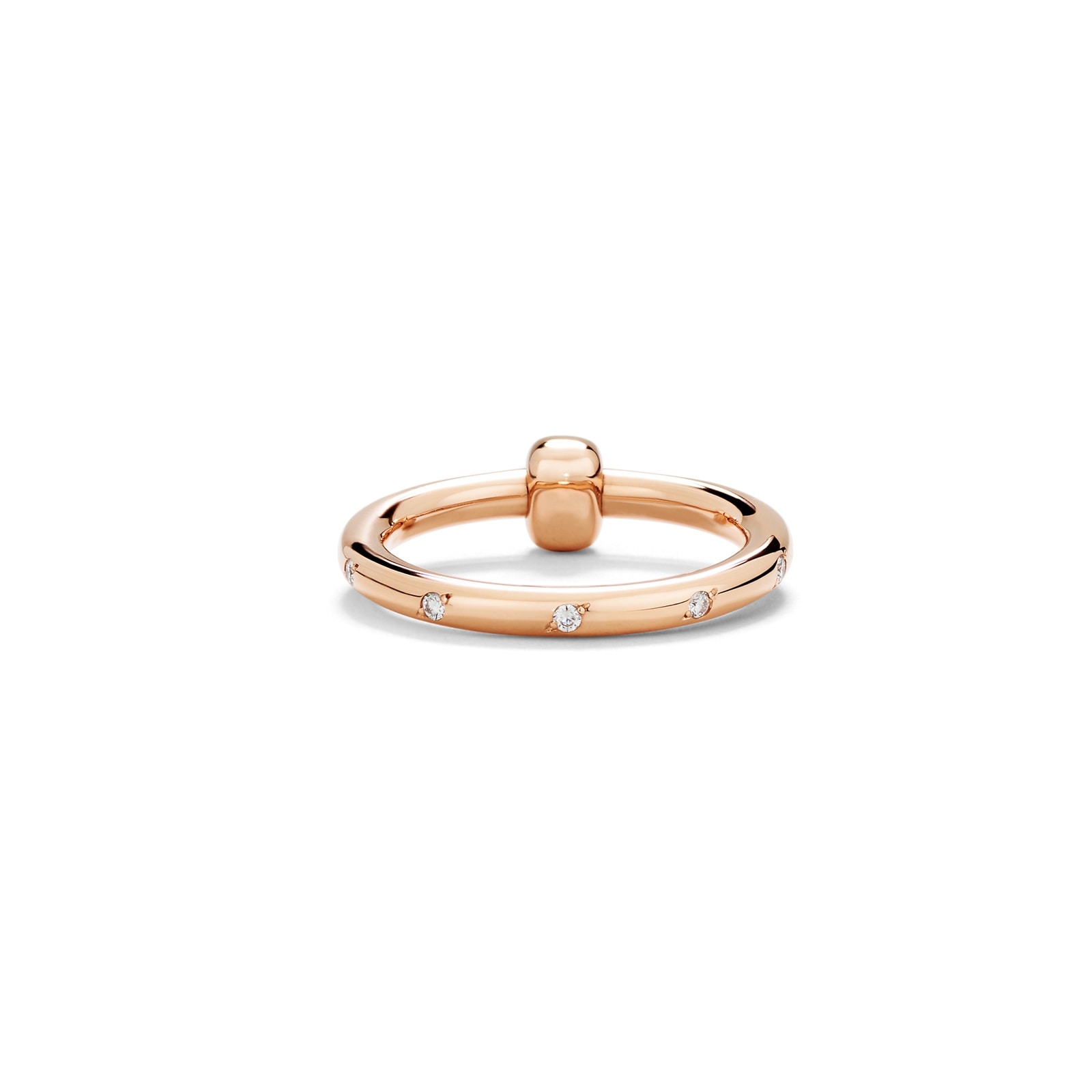 Pomellato 18ct Rose Gold Pomellato Together 0.10ct Diamond Ring Pomellato 18ct Rose Gold Pomellato Together 0.10ct Diamond Ring