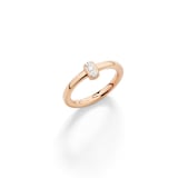 Pomellato 18ct Rose Gold Pomellato Together 0.10ct Diamond Ring - Ring Size N
