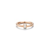 Pomellato 18ct Rose Gold Pomellato Together 0.10ct Diamond Ring - Ring Size N