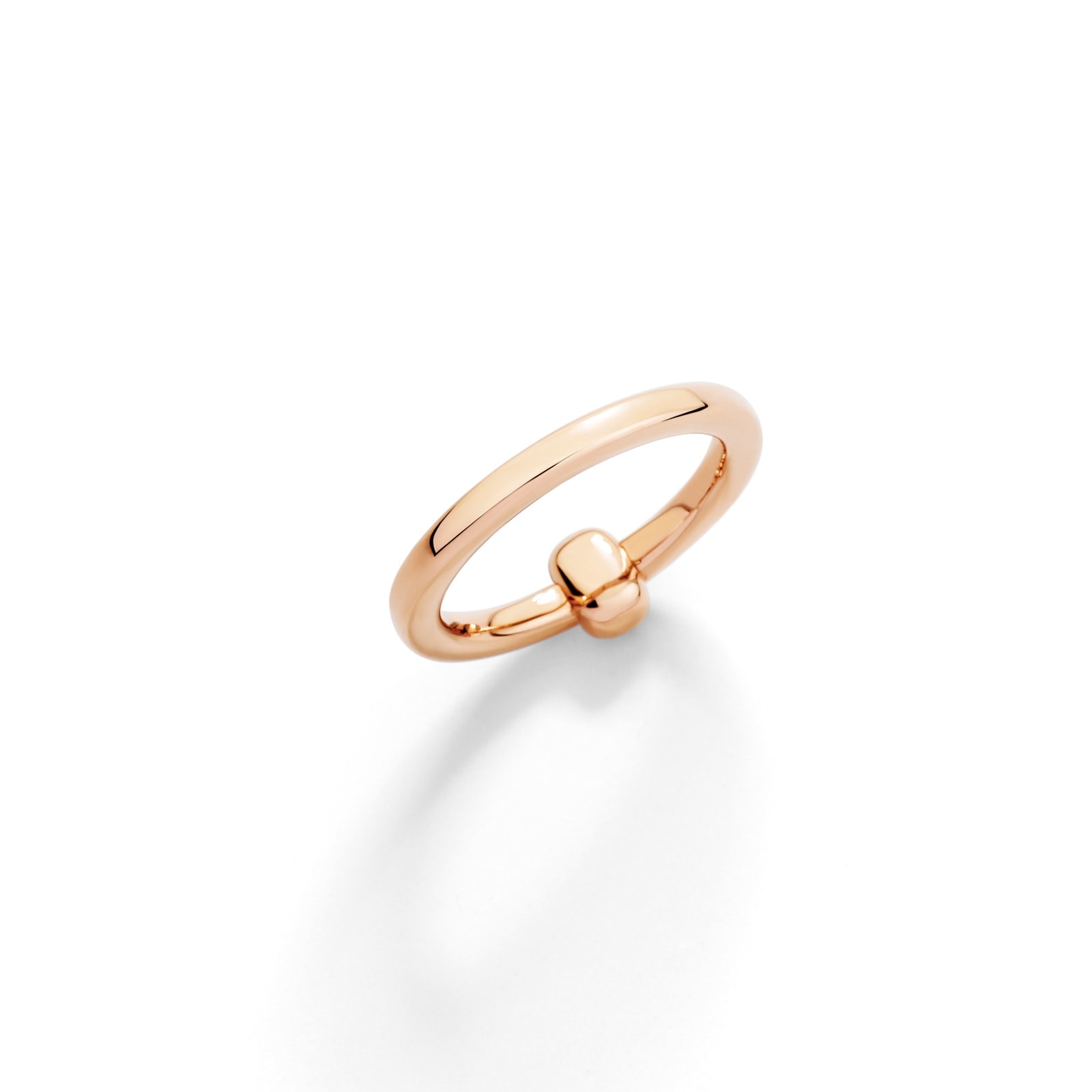 Pomellato 18ct Rose Gold Pomellato Together 0.10ct Diamond Ring