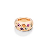 Pomellato 18ct Rose Gold Iconica Sapphire & Amethyst Ring