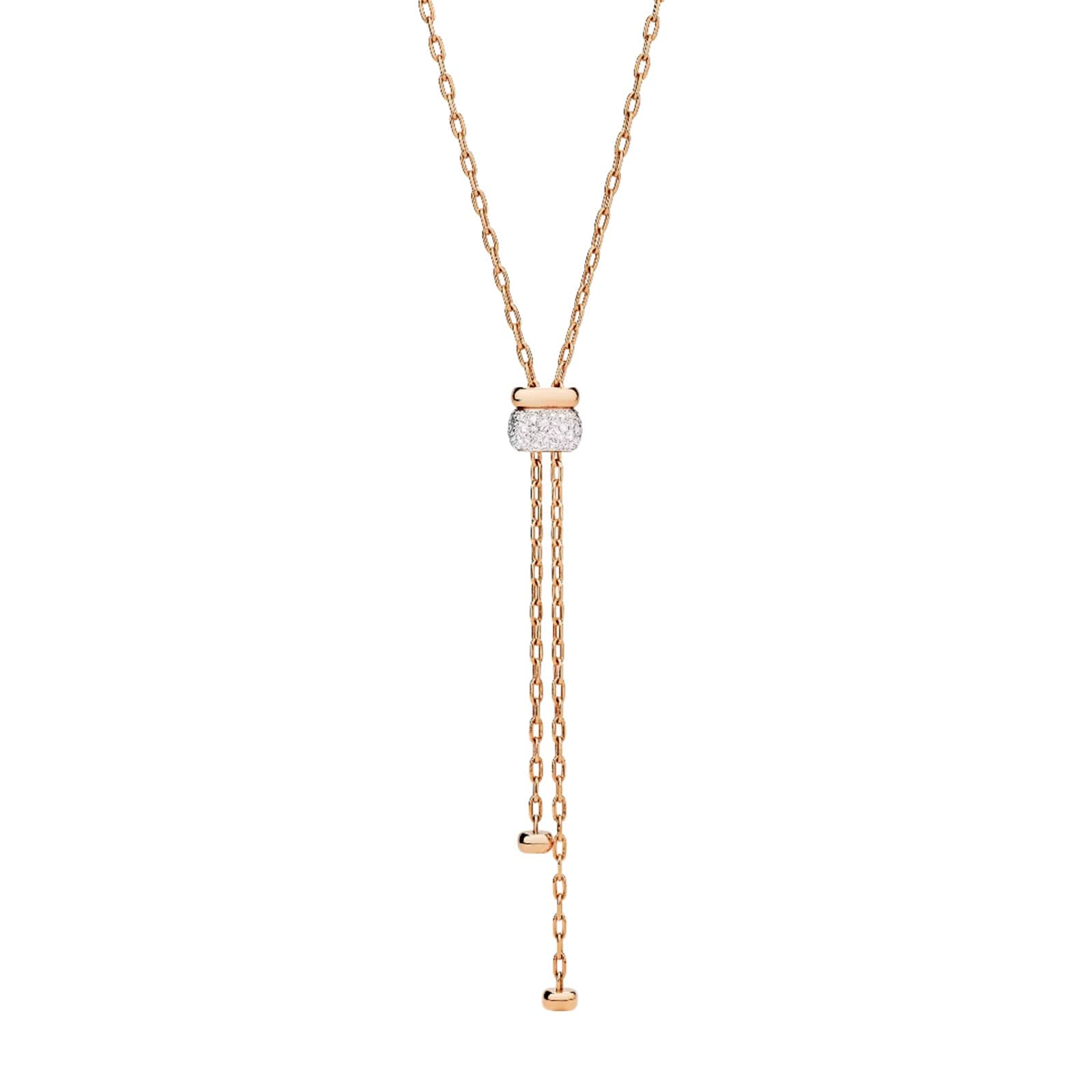 Pomellato 18ct Rose Gold Iconica Lariat Necklace