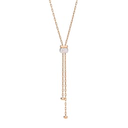 37190237 - 18ct Rose Gold Iconica Lariat Necklace